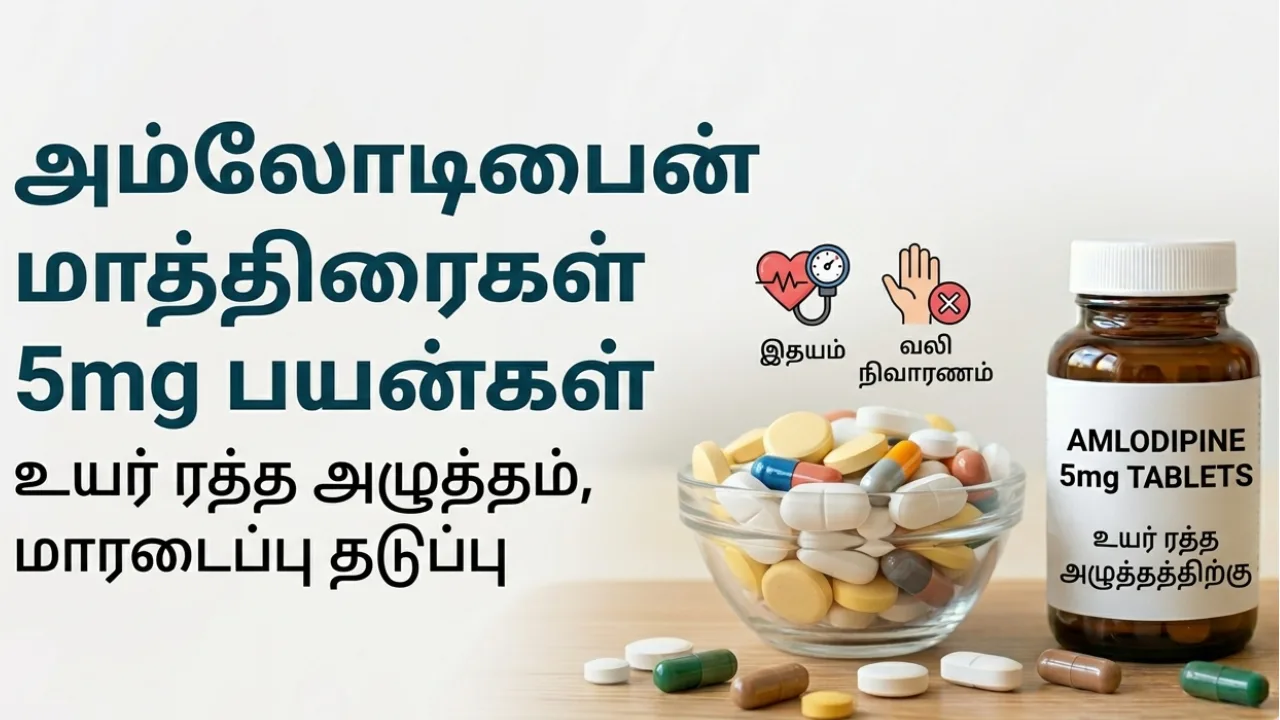 Amlodipine (ஆம்லோடிபைன்) 5mg Tablets Uses in Tamil | முழு விவரம்