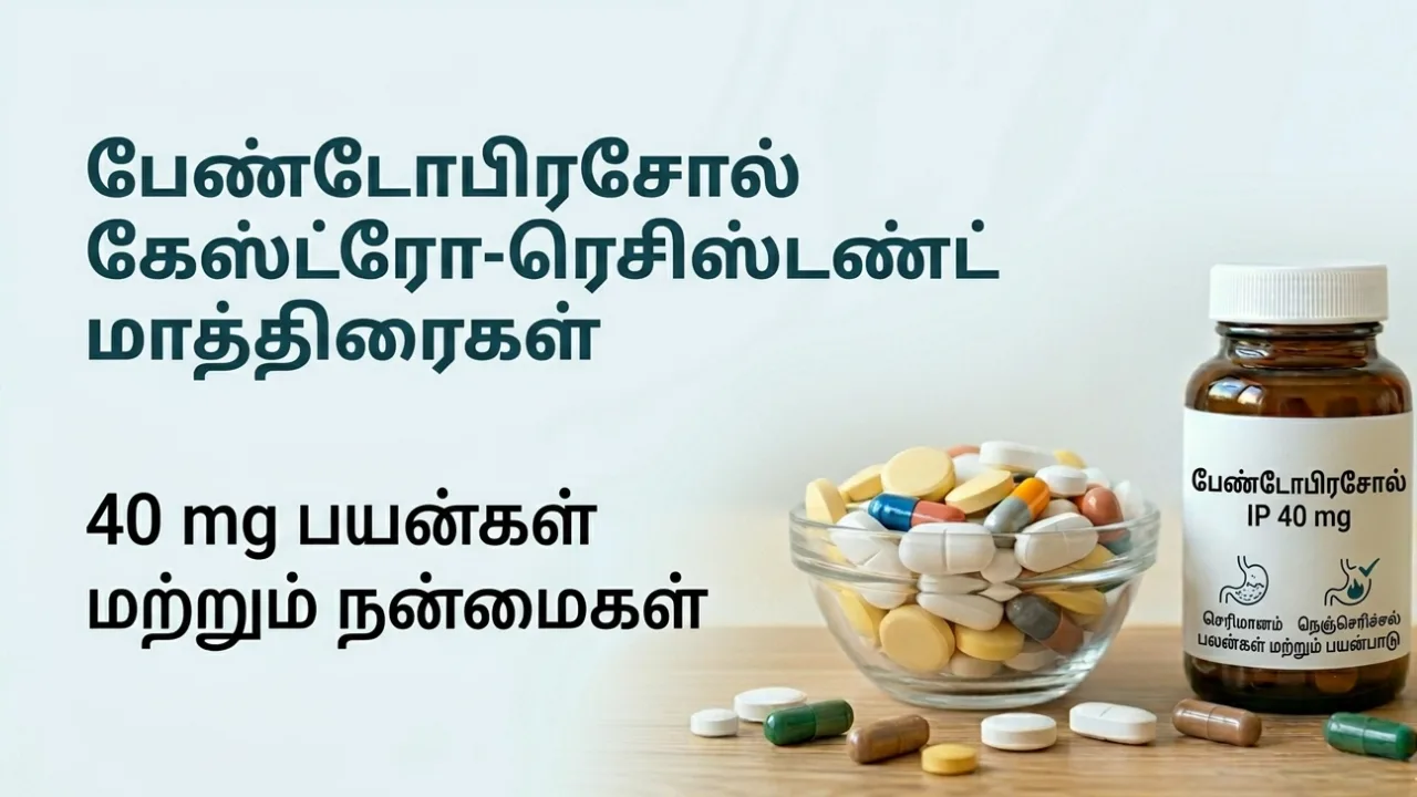 Pantoprazole (பான்டோபிரசோல்) Tablets Uses in Tamil | முழு விவரம்