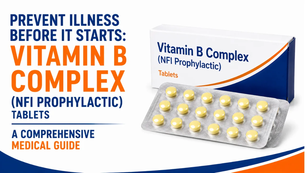 Vitamin B Complex (NFI Prophylactic) tablet Uses in Tamil | வைட்டமின் பி காம்ப்ளக்ஸ் (NFI Prophylactic) மாத்திரை பற்றிய முழு தகவல்